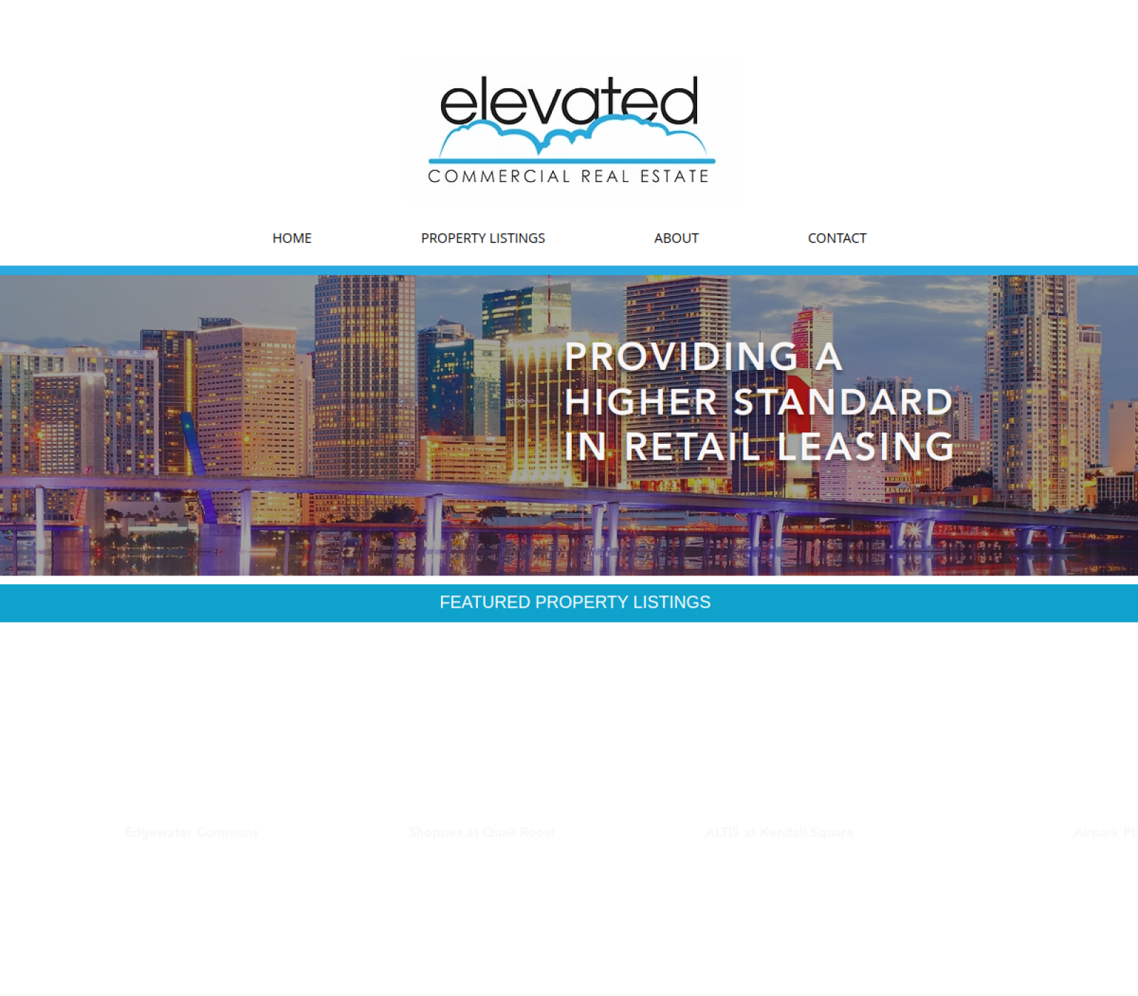 Elevated Commercial Real Estate official website imagery
