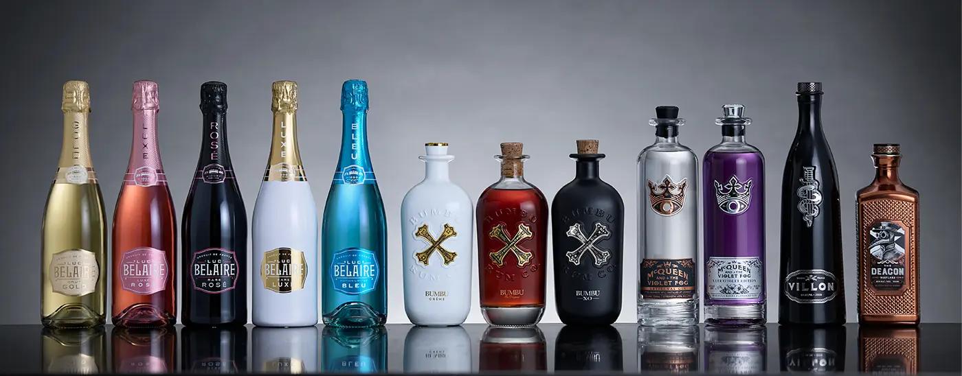 Sovereign Brands and Luc Belaire official website imagery