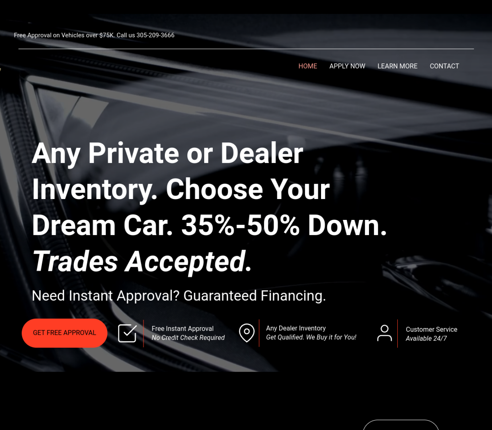 Specialty Auto Leasing official website imagery